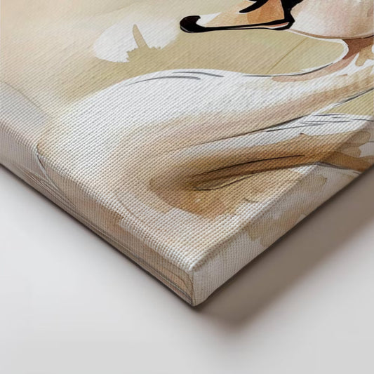 Beige Palette Canvas print.