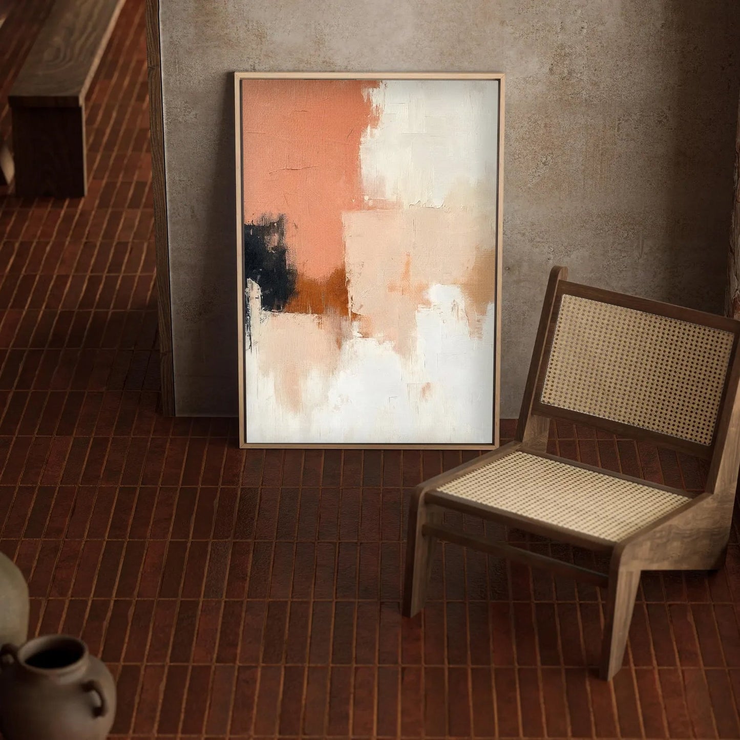 Sewn Fabric, Abstract Painting