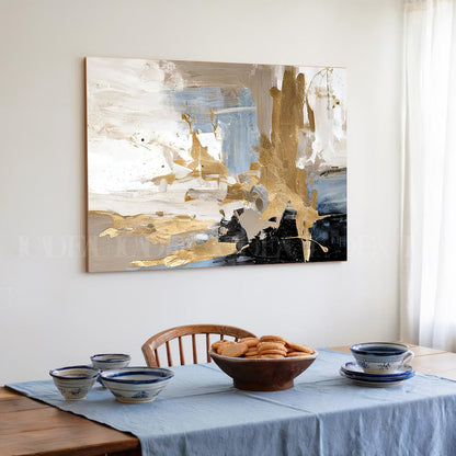 Gold Wave Canvas print