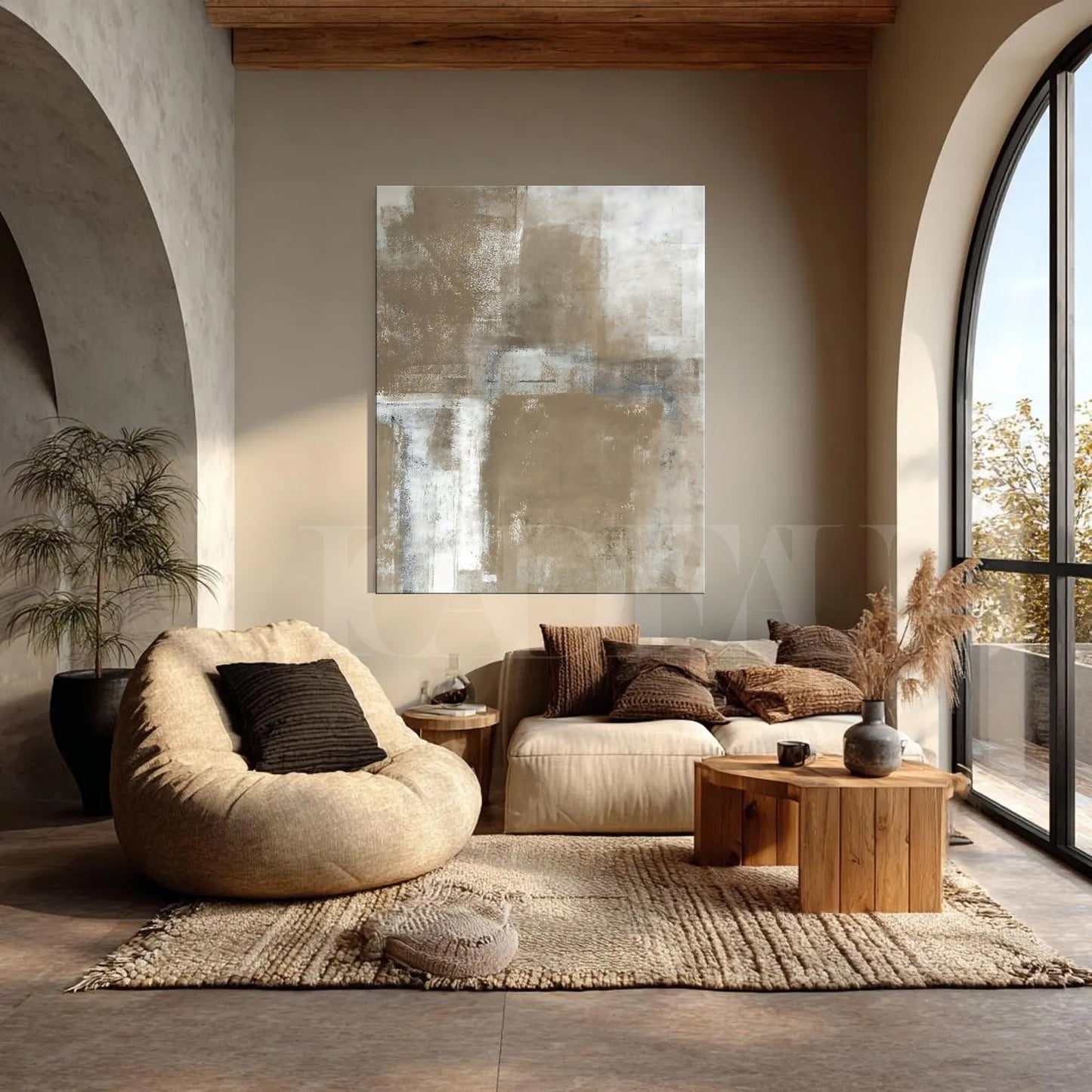Calm texture Canvas print.