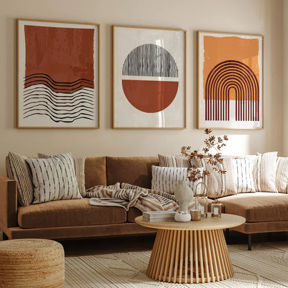 Abstract Geometric Art Set of 3.