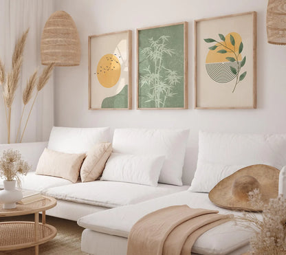 Japandi Wall Art Set of 3