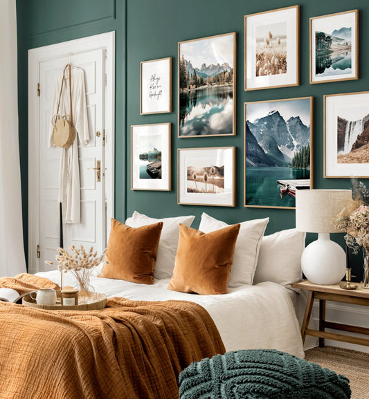 Peaceful landscape gallery wall nature