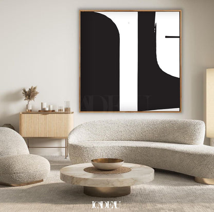 abstract framed canvas