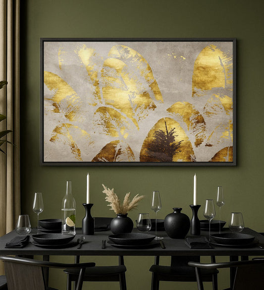 modern formalism framed canvas